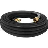 Steel Braided Gas High Pressure Power Washer Extension Hose 100ft. 4000 PSI Universal Quick Connect for your Honda Excell, Troybilt, Generac, Simpson, Briggs & Stratton, Dewalt Pressure Washers