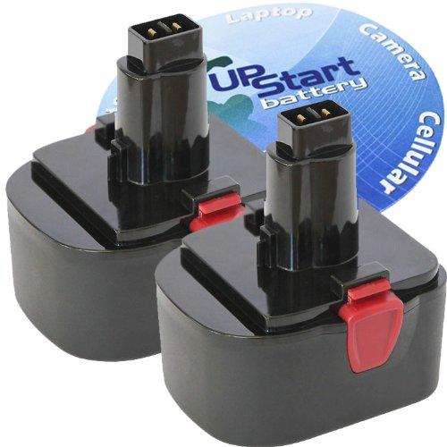 2-Pack Lincoln 14.4V Battery Replacement - Compatible with Lincoln PowerLuber Grease Guns Models # 1401, 1442, 1444, LNI-1401, LNI-1442, LNI-1444 (3300mAh, NIMH)