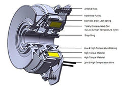 New HD PTO Clutch For Bolens, Cub Cadet, Huskee, MTD, White 717-04376 717-04376A, 917-04376, 917-04376A, Upgraded Design