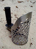 CooB Beach Sand Scoop Small Hunting Detector Tool Scout v2 Stainless Steel Hexagon -10 Holes