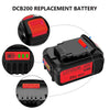 4Pack 20V DCB200 6000mAh Replacement Battery for Dewalt 20V Lithium Battery Max XR DCB204 DCB205 DCB206 DCB205-2 DCB201 DCB203 DCB181 DCB180 DCD/DCF/DCG/DCS Series Cordless power tools