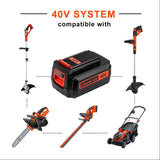 Forrat 2.5Ah for Black and Decker 40V Battery MAX LBXR2036 LBX1540 LBX2540 LBX36 LBXR36 LCS1240 LSWV36 LST136 36V 40 Volt for Black & Decker Lithium ion Battery Cordless Tool 2Packs
