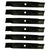 Stens High Lift Blades Replacement for John Deere TCU15881 737 757 777 797 997 1023E 1025R 4210 6 Pack