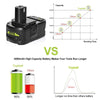 Replacement for Ryobi 18V Battery 6.0Ah Lithium Ion ONE+ Plus P102 P103 P104 P105 P107 P108 P109 P122 Cordless Tools 2Pack