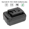 2PACK 4.0Ah BAT620 Battery Replace for Bosch 18V Battery for Cordless Power Tools BAT609 BAT610 BAT610G BAT612 BAT618 BAT618G BAT619G