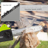 SereneLife Cordless Chainsaw - 18V Electric Home Garden Chain-Saw Cutter with Rechargeable Battery, 12'' -inch (AZPSLCHSAW1815)