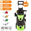 Homdox Electric Pressure Power Washer 3500PSI 2.6 GPM Gas High Pressure Power Washer Machine Cleaner with Hose Reel, 4 Nozzles (Green)