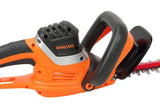 GARCARE 4.6-Amp Corded Hedge Trimmer with 24-Inch Laser Cutting Blade, Blade Cover Included