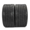 SUNROAD Set of 2 Turf Lawn Tractor Mower Tires 24x12-12 4PR P332 Tubeless Sawtooth Tread