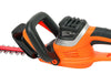 GARCARE 4.6-Amp Corded Hedge Trimmer with 24-Inch Laser Cutting Blade, Blade Cover Included