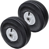 Replaces Toro 2PK Flat Free Front Wheel Tire for Toro Time Cutter Z 4.10/3.50-4 105-3471