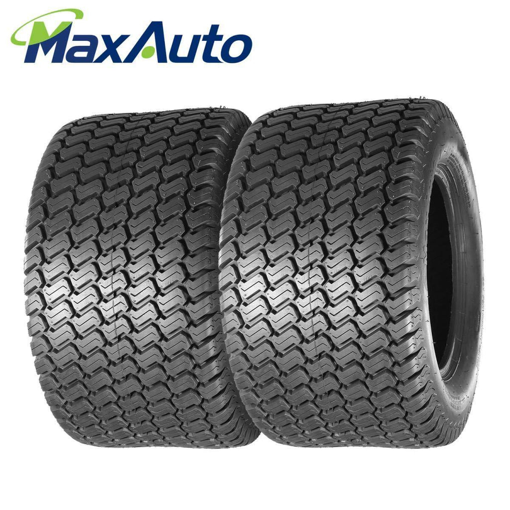 Set of 2 24x12-12 24x12.00-12 Turf Lawn Mower Golf Cart Tractor Tires 4Ply P332 Tubeless