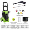 Homdox Electric High Pressure Washer 3000PSI 1.8GPM Power Pressure Washer Machine with Power Hose Gun Turbo Wand 5 Interchangeable Nozzles