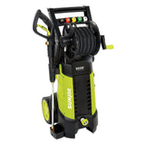Sun Joe SPX3001 2030 PSI 1.76 GPM 14.5 AMP Electric Pressure Washer with Hose Reel, Green (Renewed)