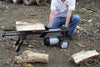 Dirty Hand Tools | 100481 | 5 Ton Electric Horizontal Log Splitter | 25 Second Cycle Time | Hydraulic Fluid Included