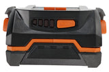 Ridgid Genuine OEM AC840085 Twin Pack of 1.5 Amp Hour 18V Compact Lithium Ion Power Tool Battery with Onboard Fuel Gauge and Flat Standing Base (2 Batteries) (Renewed)