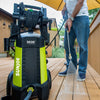 Sun Joe SPX3001 2030 PSI 1.76 GPM 14.5 AMP Electric Pressure Washer with Hose Reel, Green (Renewed)